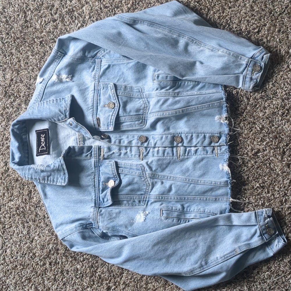 Detre Cropped Denim Jacket